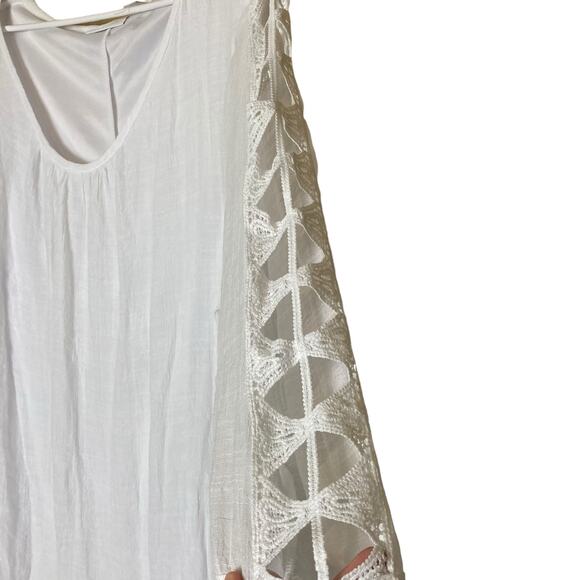 New York & Company Beach Swim‎ Cover White Size XXL - Picture 3 of 10